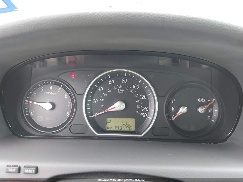 2008 Hyundai Sonata Limited/Se VIN: 5NPEU46C98H353614 Lot: 42507915