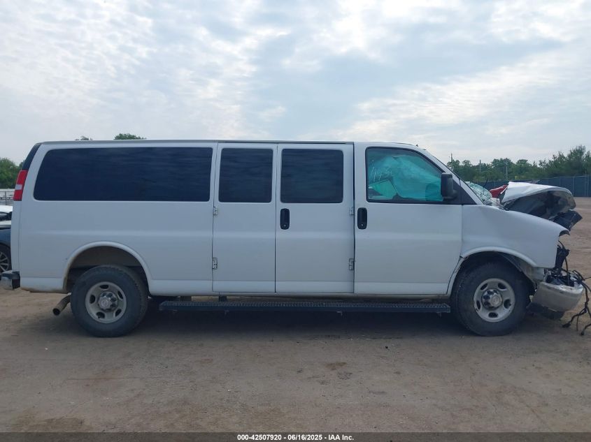 2020 Chevrolet Express Passenger Rwd 3500 Extended Wheelbase Lt VIN: 1GAZGPFGXL1162855 Lot: 42507920