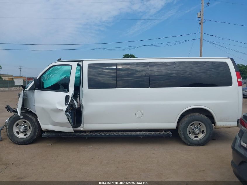 2020 Chevrolet Express Passenger Rwd 3500 Extended Wheelbase Lt VIN: 1GAZGPFGXL1162855 Lot: 42507920