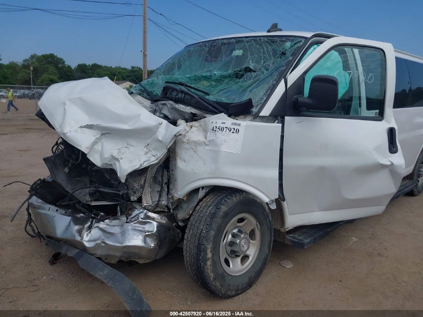 2020 Chevrolet Express Passenger Rwd 3500 Extended Wheelbase Lt VIN: 1GAZGPFGXL1162855 Lot: 42507920