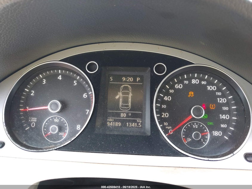 2010 VOLKSWAGEN CC VIN: WVWML7AN5AE507976