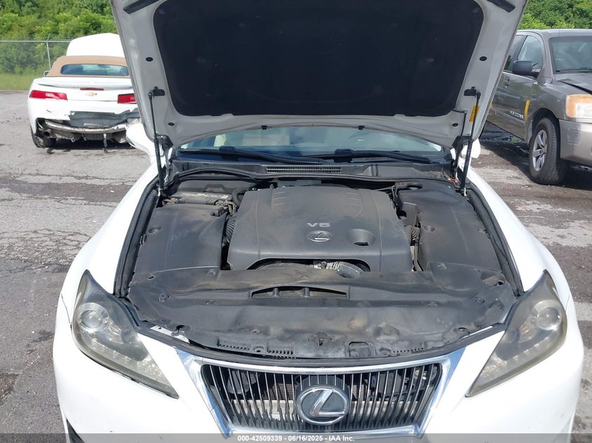 2012 LEXUS IS 250 VIN: JTHBF5C28C5166435