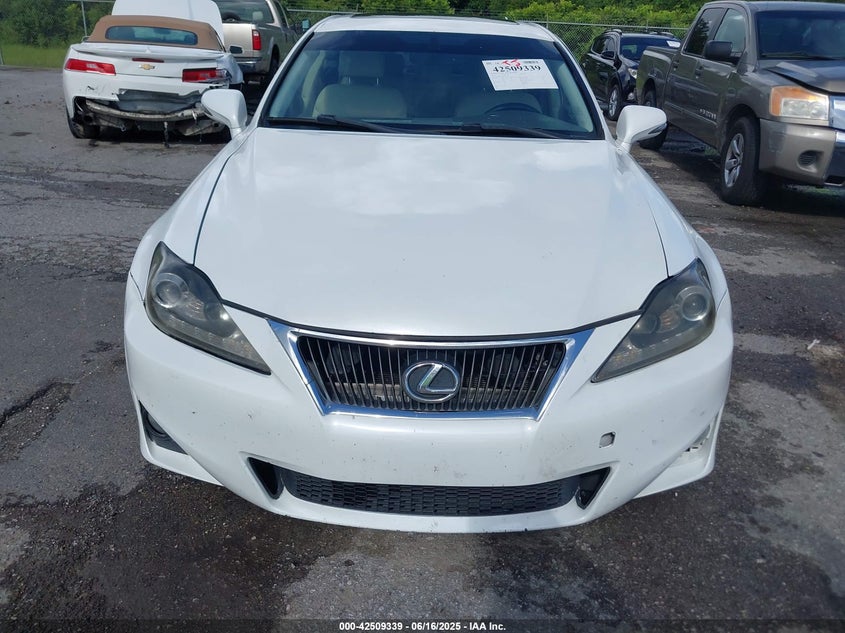2012 LEXUS IS 250 VIN: JTHBF5C28C5166435