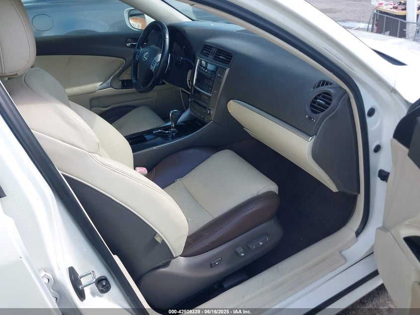 2012 LEXUS IS 250 VIN: JTHBF5C28C5166435