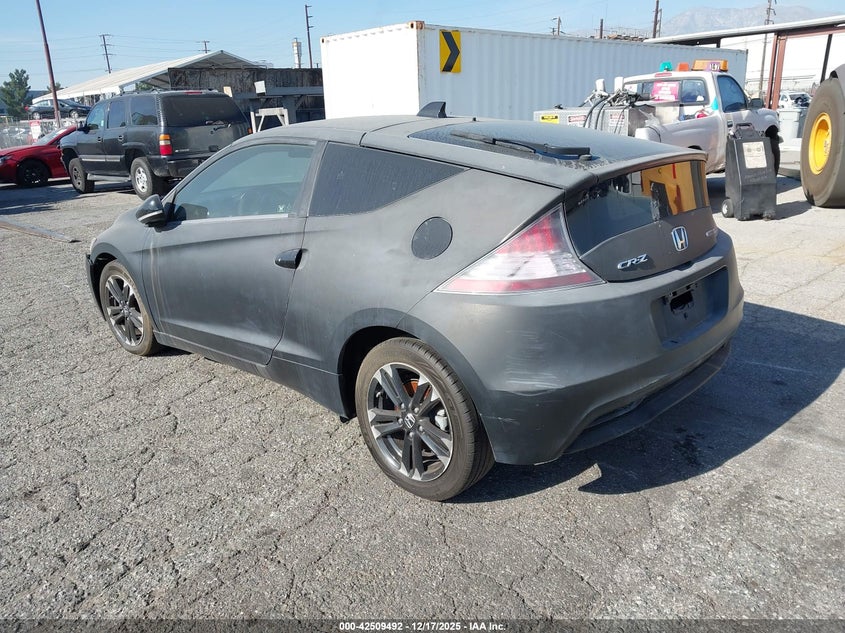 Vin: jhmzf1d49ds002024, lot: 43002261, honda cr-z 20133