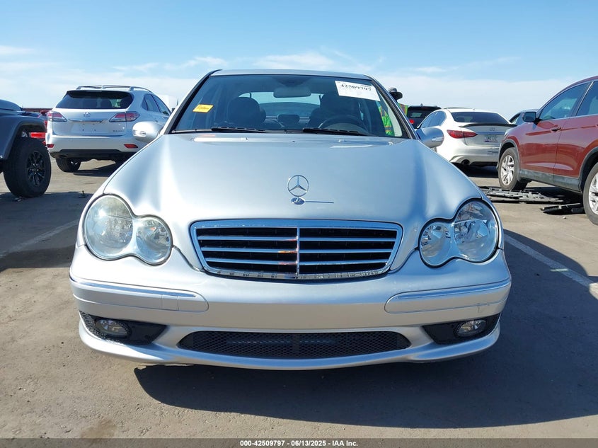 2007 MERCEDES-BENZ C 230 VIN: WDBRF52HX7F934534