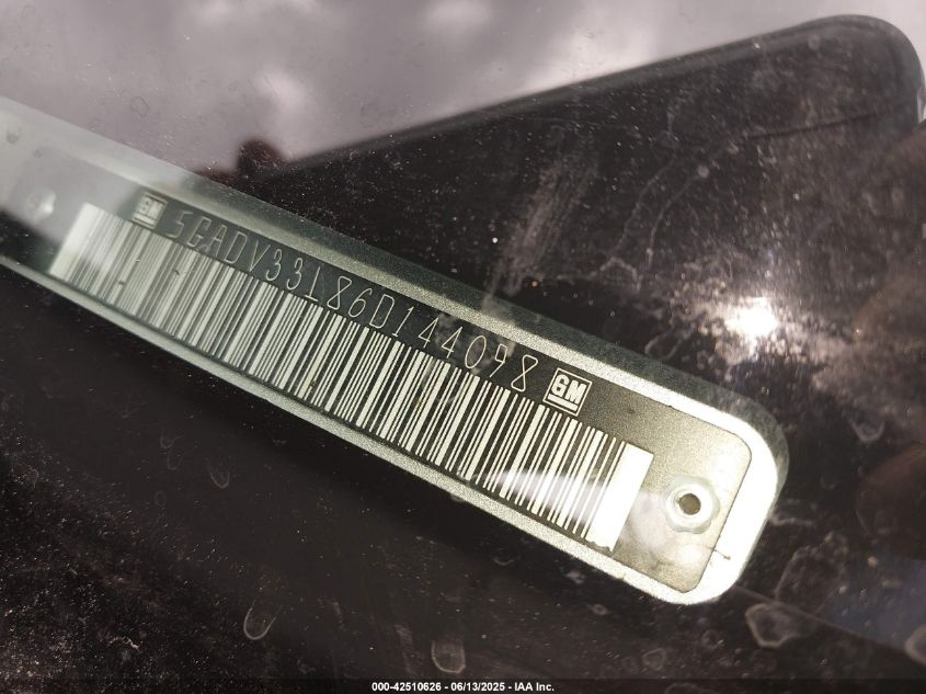 2006 Buick Terraza Cxl VIN: 5GADV33L86D144098 Lot: 42510626