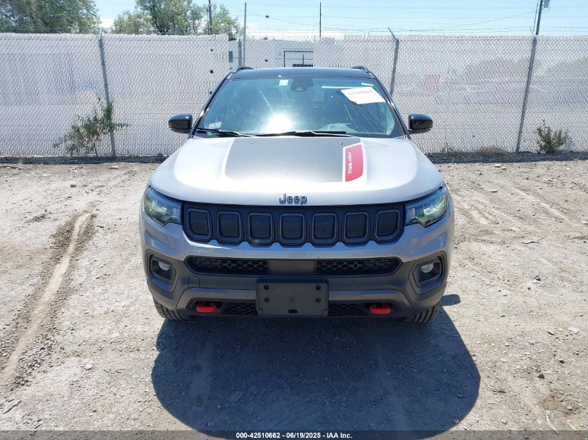 2022 Jeep Compass Trailhawk 4X4 VIN: 3C4NJDDB4NT223156 Lot: 42510662