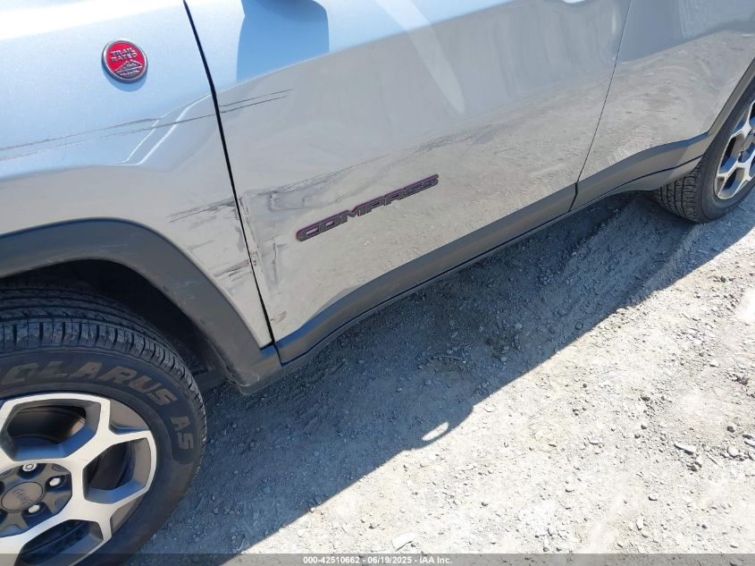 2022 Jeep Compass Trailhawk 4X4 VIN: 3C4NJDDB4NT223156 Lot: 42510662