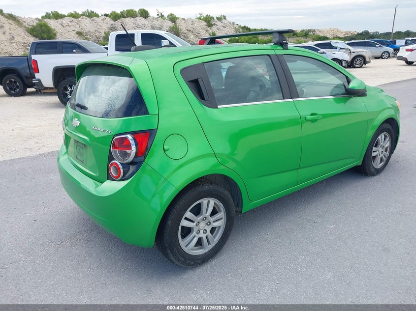 Vin: 1g1jc6sh5f4135518, lot: 43003513, chevrolet sonic lt auto 20154