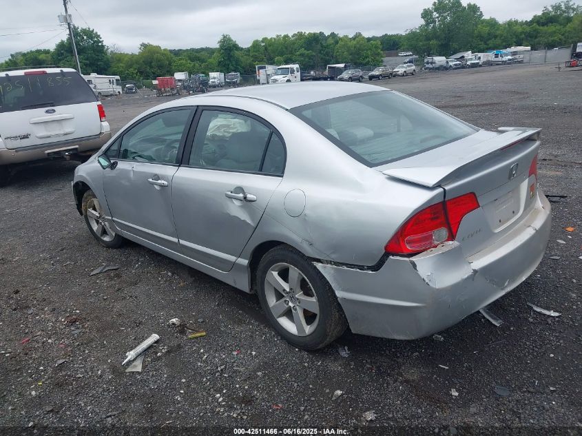 2007 Honda Civic Ex silver sedan gasoline 1HGFA16847L098583 photo #4