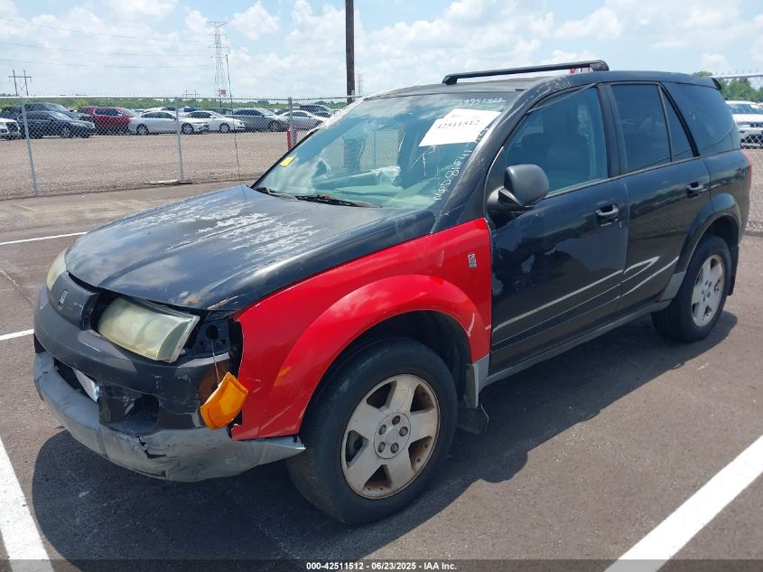 2004 Saturn Vue V6 black suv gasoline 5GZCZ53424S829756 photo #3