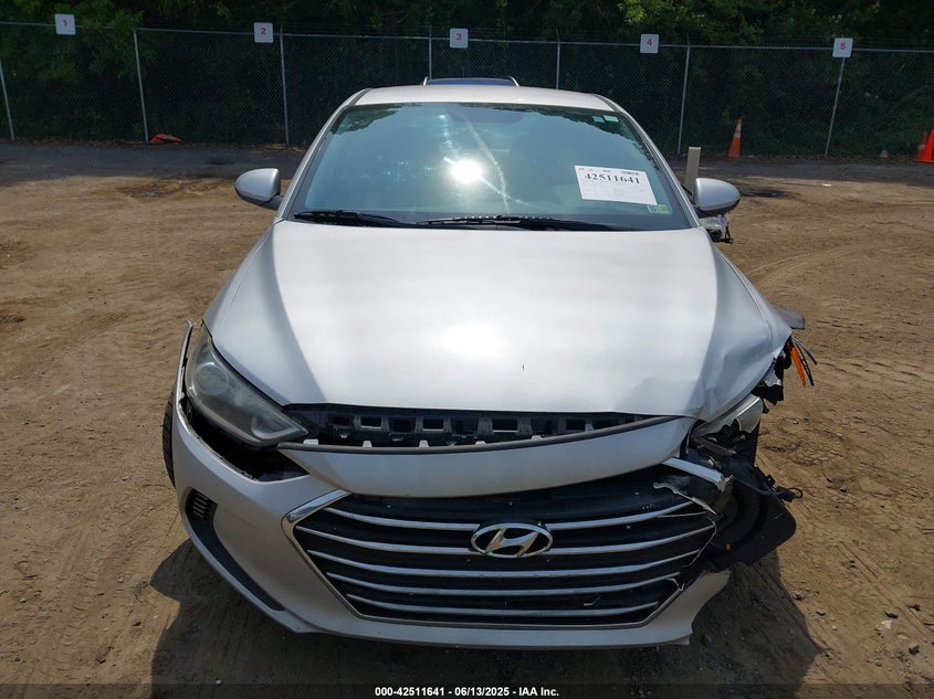 2017 HYUNDAI ELANTRA VIN: KMHD74LF5HU075281