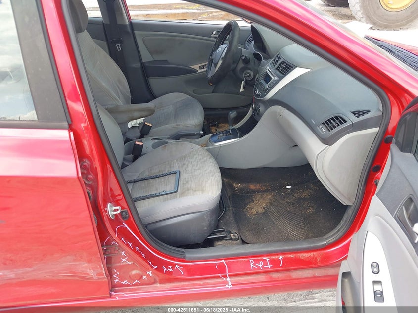 2017 HYUNDAI ACCENT VIN: KMHCT4AE5HU171915