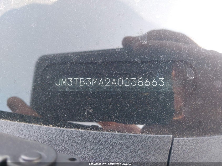 2010 MAZDA CX-9 VIN: JM3TB3MA2A0238663