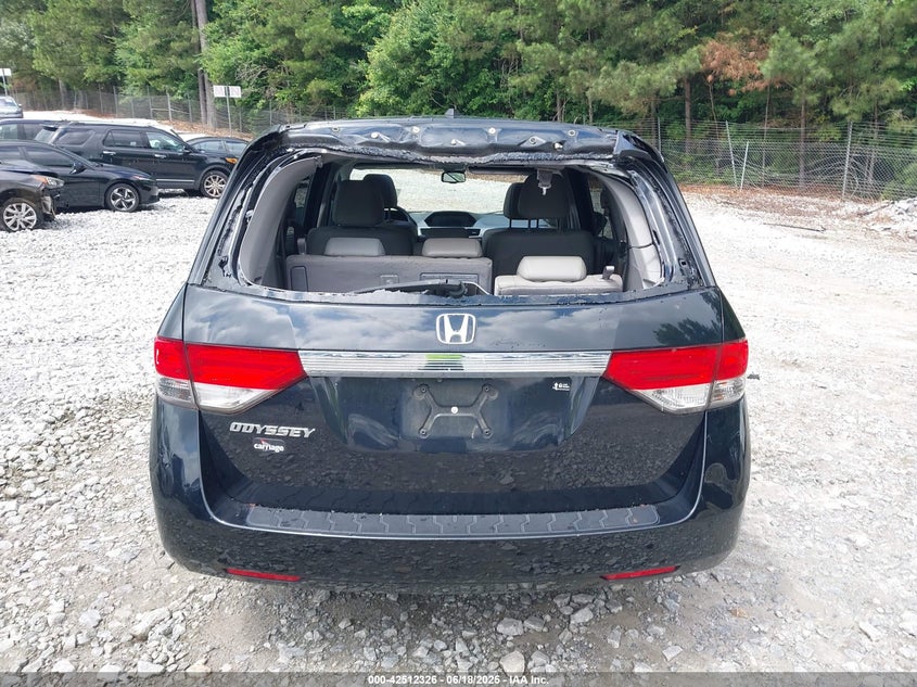 2016 Honda Odyssey Ex-L VIN: 5FNRL5H66GB030698 Lot: 42512326