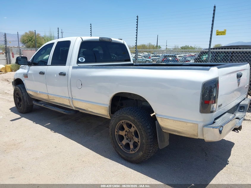 2008 DODGE RAM 2500 VIN: 3D7KS28A38G230303