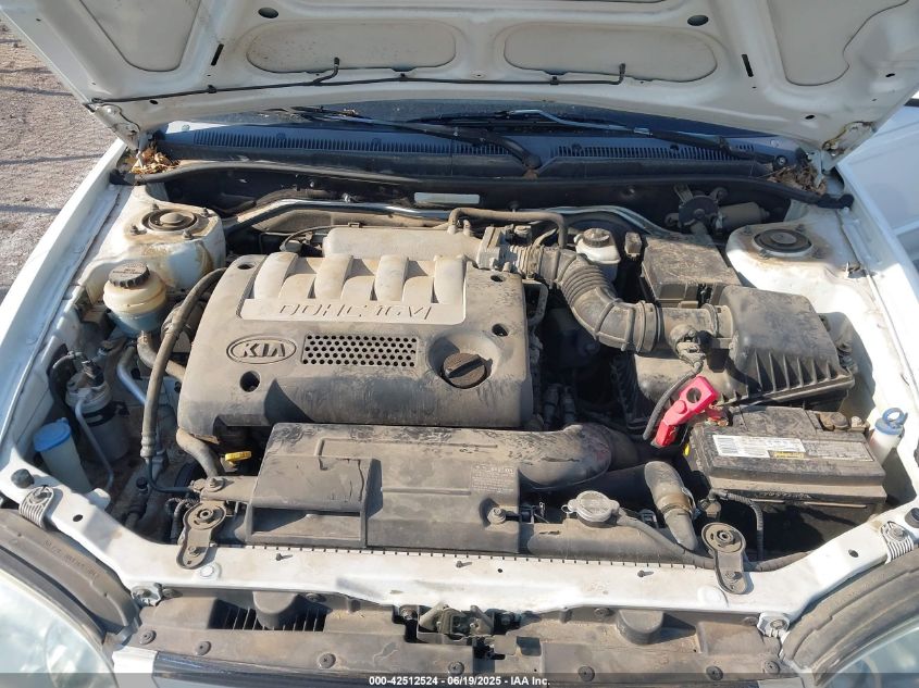 2002 Kia Spectra Ls VIN: KNAFB121825132605 Lot: 42512524