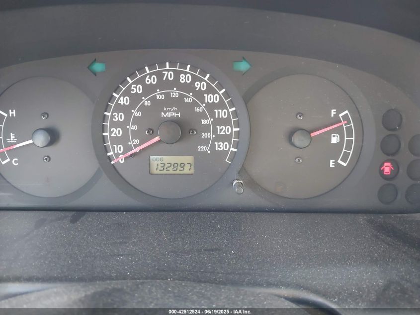 2002 Kia Spectra Ls VIN: KNAFB121825132605 Lot: 42512524