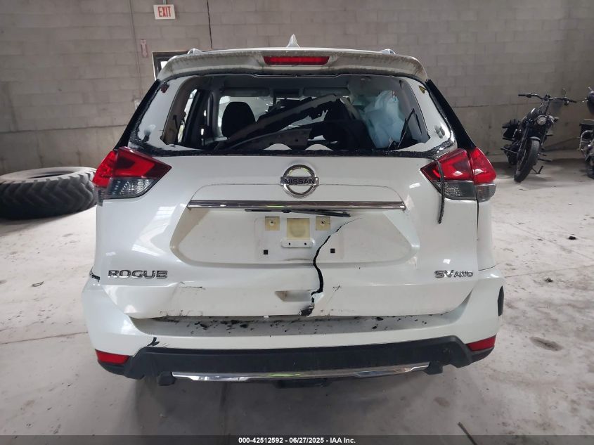 2017 Nissan Rogue Sv VIN: JN8AT2MV2HW273712 Lot: 42512592