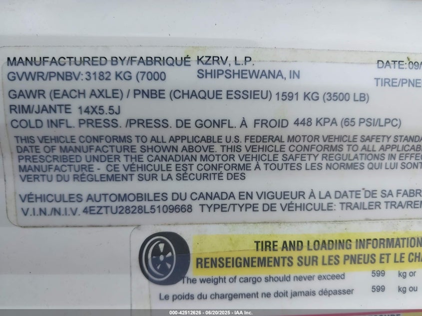 2020 1977 MERCEDES 280SE VIN: 4EZTU2828L5109668