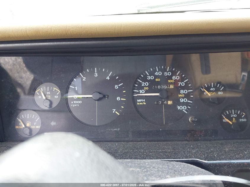 1995 Jeep Grand Cherokee Limited/Orvis 1J4GZ78Y2SC558015 from the USA