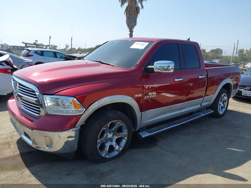 2013 RAM 1500 LARAMIE - 1C6RR6JT3DS671513