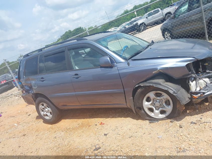 2007 Toyota Highlander VIN: JTEGD21A570165683 Lot: 42513586