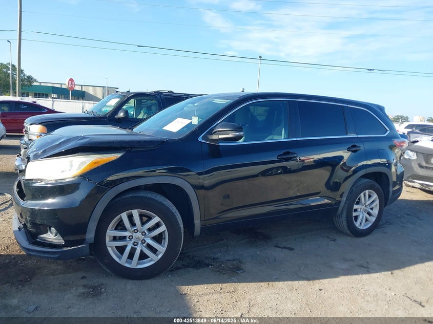 2015 TOYOTA HIGHLANDER LE - 5TDZARFH2FS016938