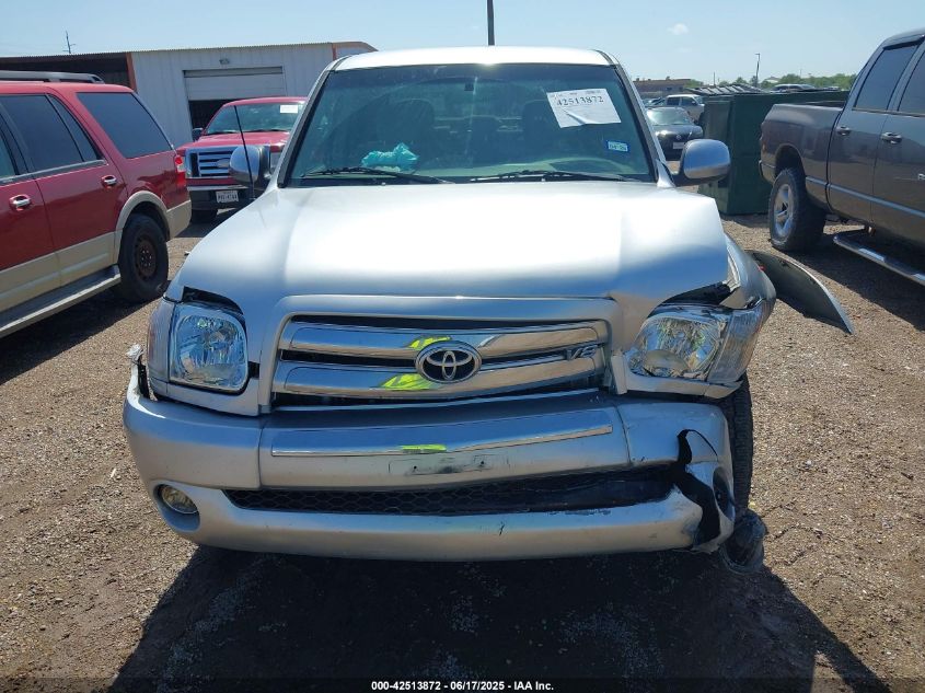 2005 Toyota Tundra Sr5 V8 VIN: 5TBET34115S496828 Lot: 42513872