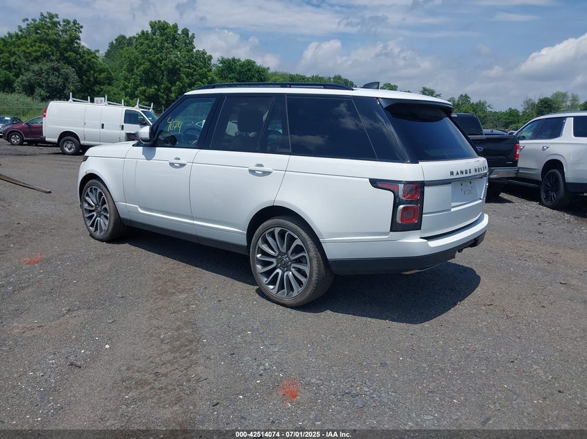 Vin: salgr2su8la589502, lot: 43006878, land rover range rover 20203