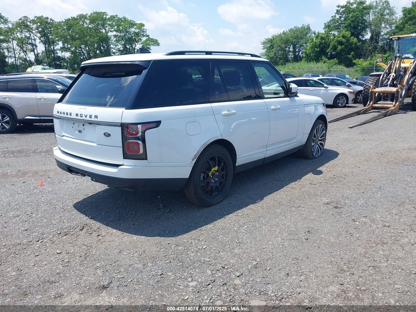 Vin: salgr2su8la589502, lot: 43006878, land rover range rover 20204