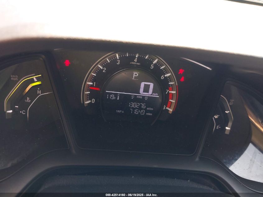 2016 Honda Civic Lx VIN: 19XFC2F53GE062977 Lot: 42514160