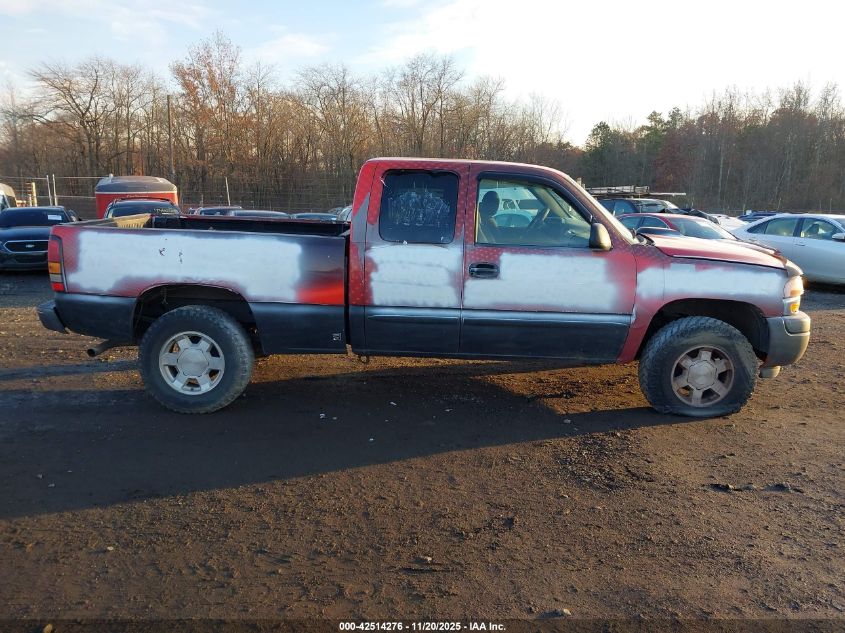 2005 GMC Sierra 1500 Sle VIN: 2GTEK19BX51357014 Lot: 42514276