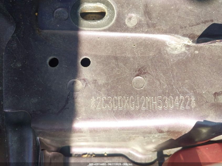 2021 Dodge Charger Scat Pack Rwd VIN: 2C3CDXGJ2MH530422 Lot: 42514492