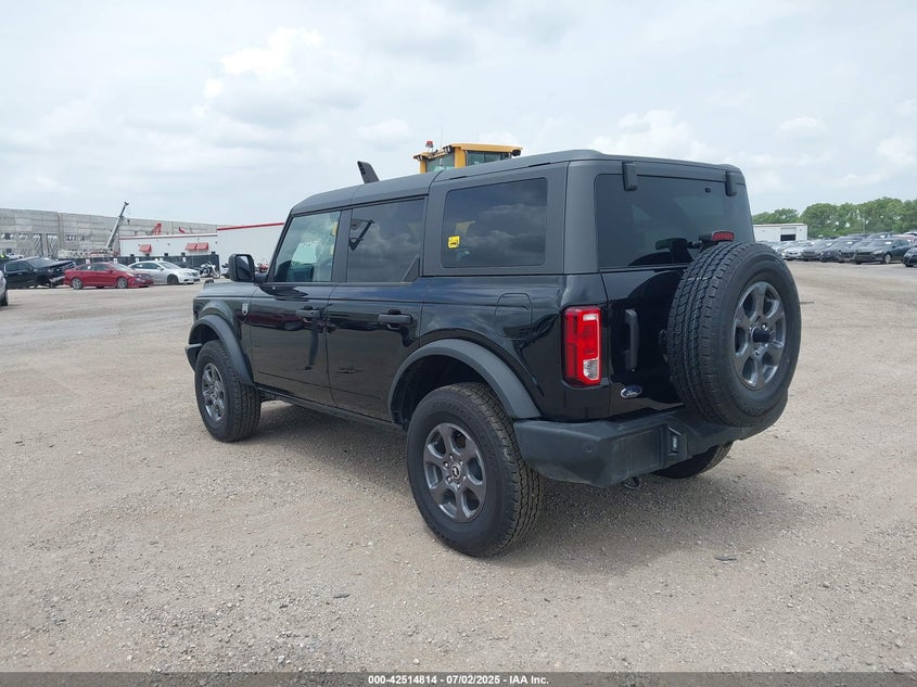Vin: 1fmde7bh3rlb02222, lot: 43007617, ford bronco big bend 20243