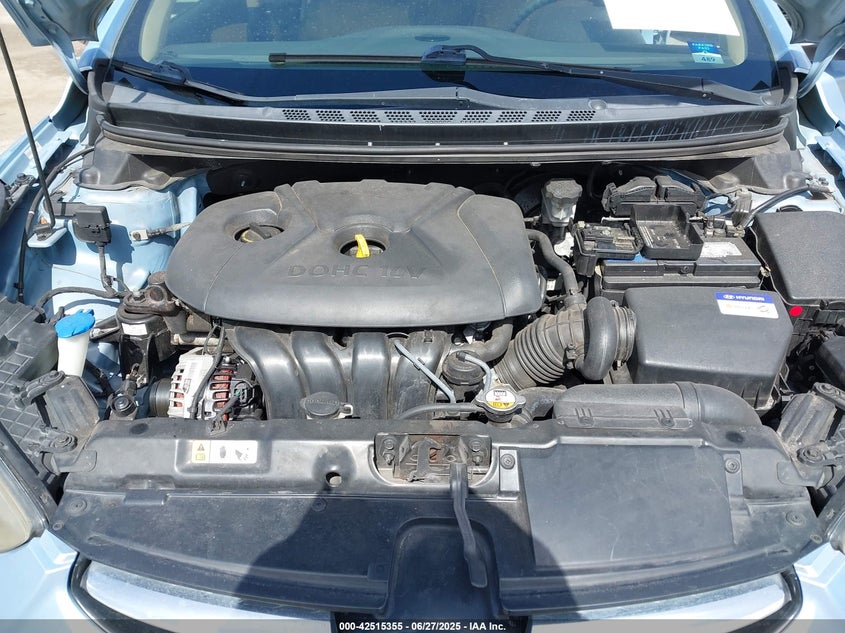 2013 HYUNDAI ELANTRA VIN: KMHDH4AE0DU842861