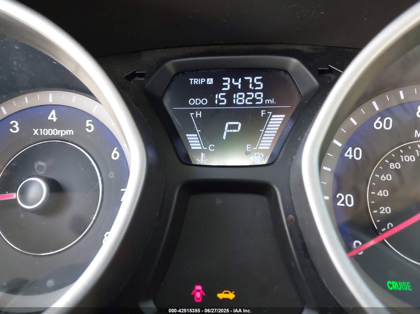 2013 HYUNDAI ELANTRA VIN: KMHDH4AE0DU842861