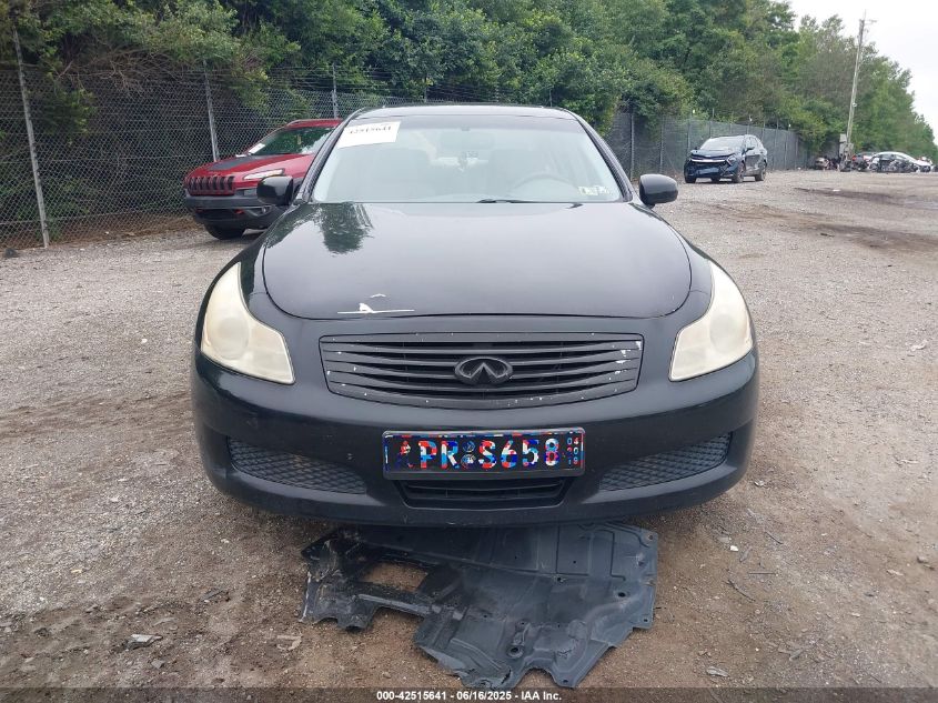 2007 Infiniti G35 VIN: 0JNKBV61F27M82352 Lot: 42515641