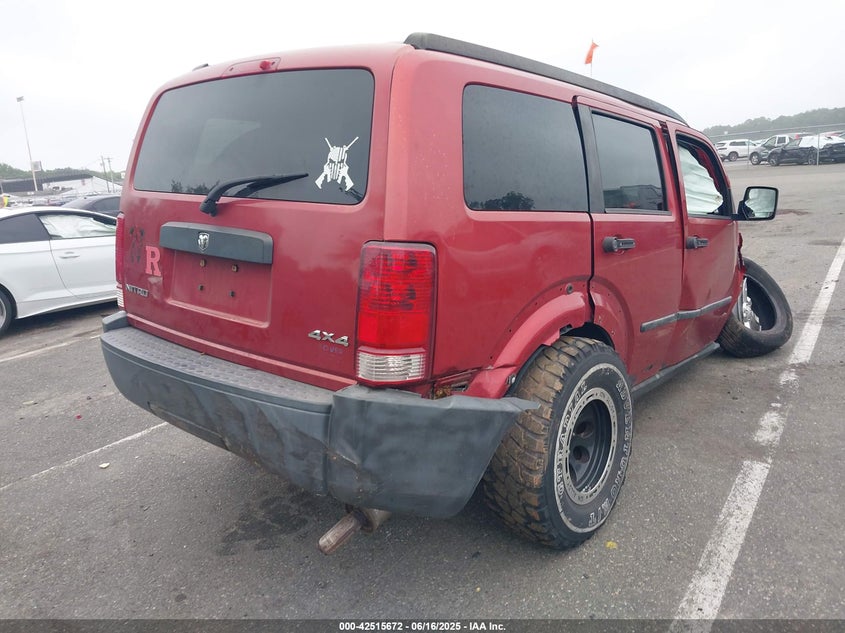2007 DODGE NITRO VIN: 1D8GU28K17W692234