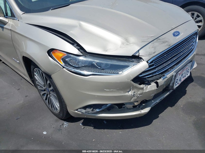 2018 FORD FUSION HYBRID TITANIUM - 3FA6P0RU5JR159664