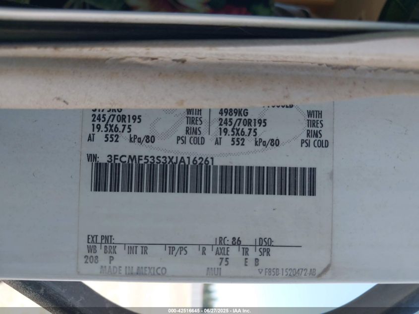 1999 Ford F550 Super Duty Stripped Chass VIN: 3FCMF53S3XKA16261 Lot: 42516645