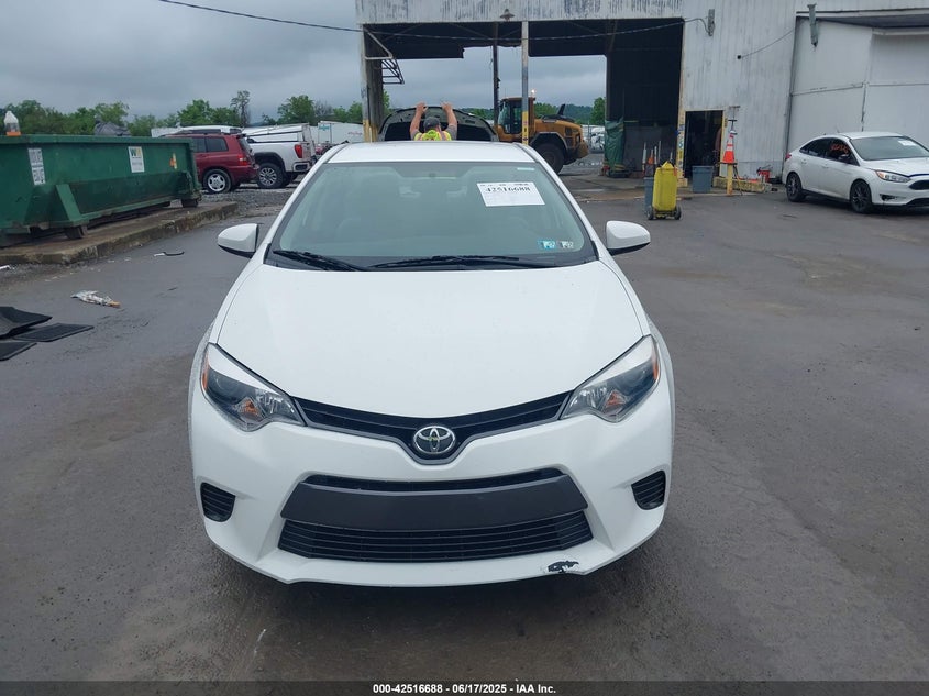 2016 TOYOTA COROLLA VIN: 2T1BURHE2GC739663