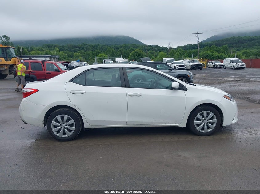 2016 TOYOTA COROLLA VIN: 2T1BURHE2GC739663