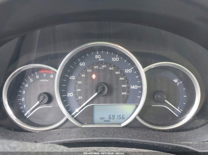 2016 TOYOTA COROLLA VIN: 2T1BURHE2GC739663
