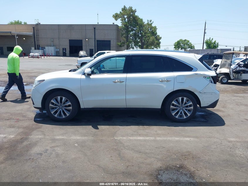 2014 ACURA MDX VIN: 5FRYD4H44EB042457