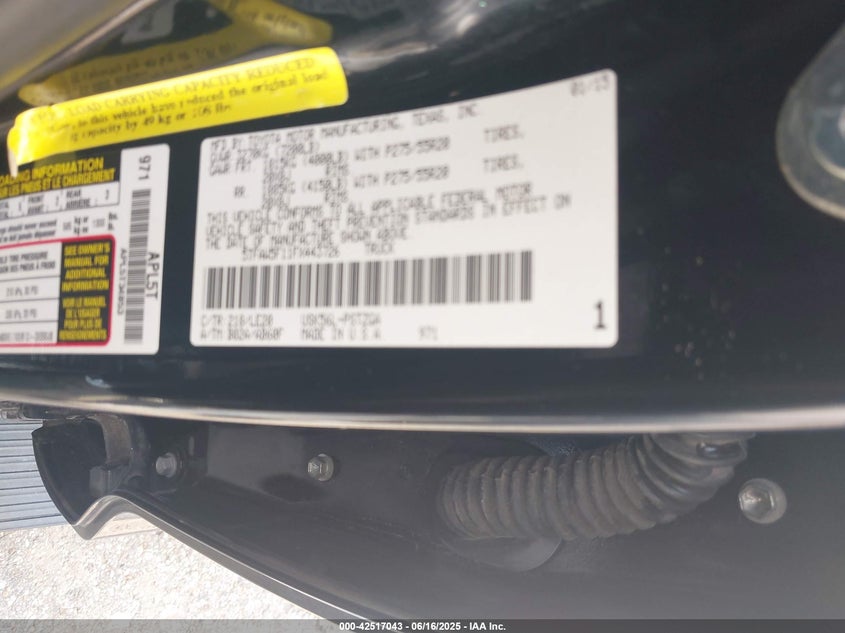 2015 TOYOTA TUNDRA PLATINUM 5.7L V8 - 5TFAW5F11FX443726