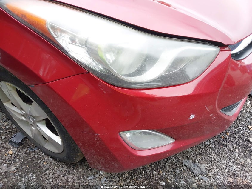 2012 HYUNDAI ELANTRA VIN: KMHDH4AE9CU198386