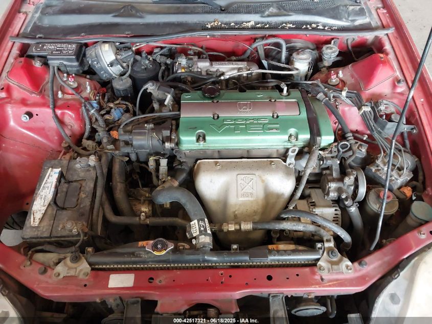 1998 Honda Prelude Type Sh VIN: JHMBB6151WC015242 Lot: 42517321