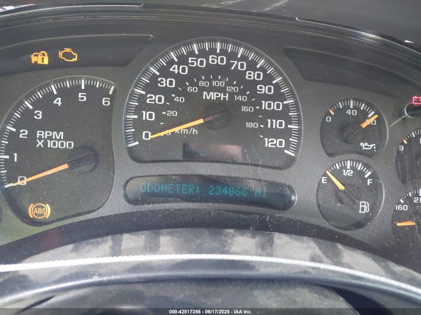 2003 Chevrolet Suburban 1500 Lt VIN: 3GNFK16Z23G105100 Lot: 42517356